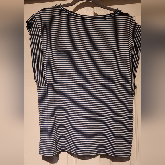 3/$12-Womens Striped Blouse - Picture 4 of 5